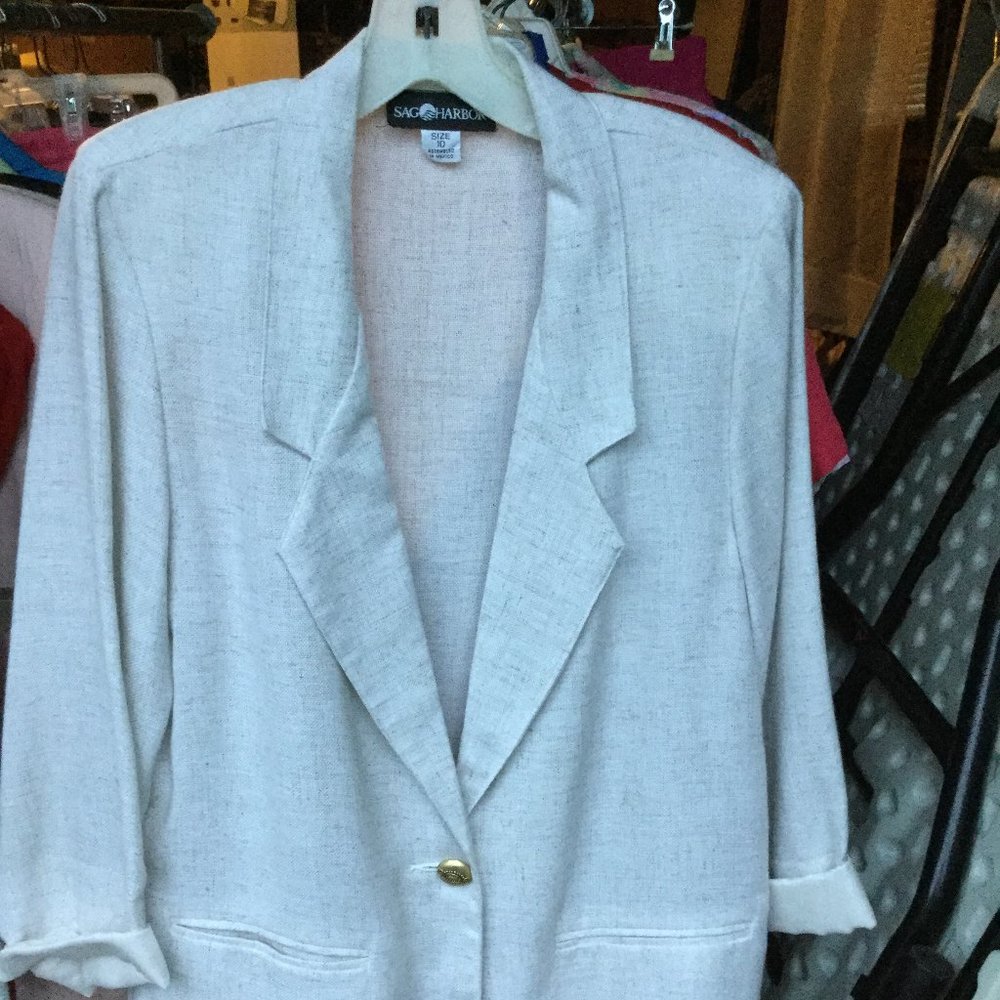 Sag Harbor Mix 'N Match Jacket and Skirt in Ivory
